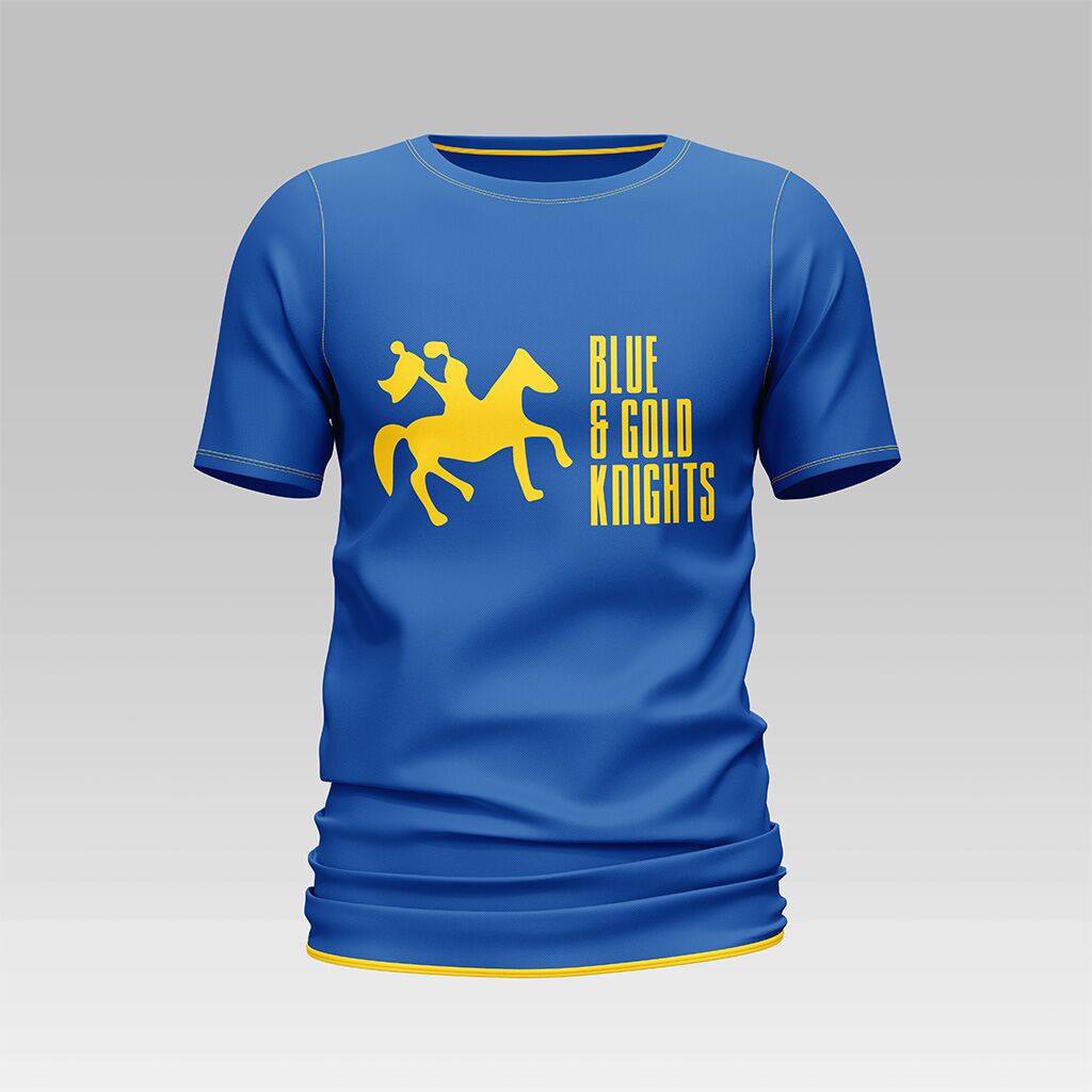 Tshirt Blue & Gold